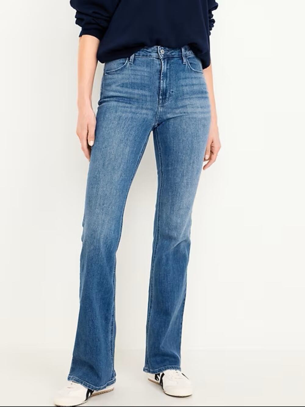 NEW Old Navy Wow Flare Jeans Women's Blue High Rise Denim Size 10